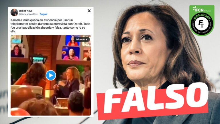 Lee más sobre el artículo (Video) Kamala Harris utiliza un teleprompter durante entrevista con Oprah Winfrey: #Falso