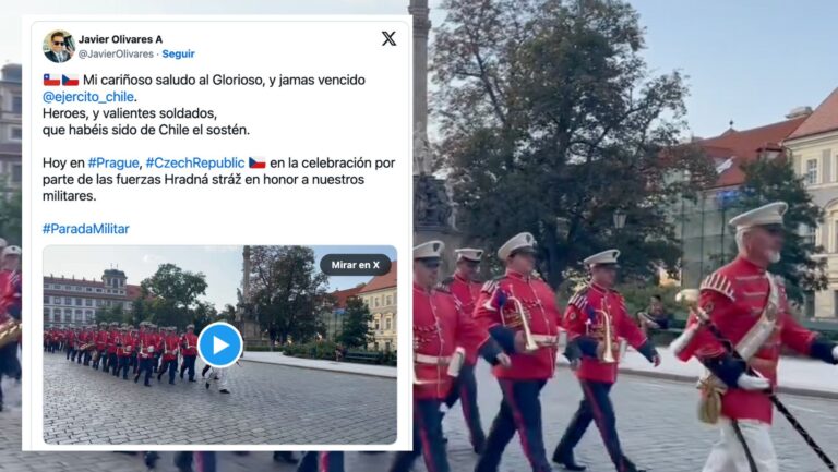Lee más sobre el artículo (Video) República Checa rinde honores al Ejército de Chile: #Falso