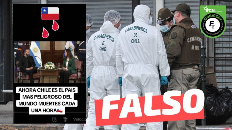 Lee más sobre el artículo Ahora Chile es el país más peligroso del mundo: #Falso