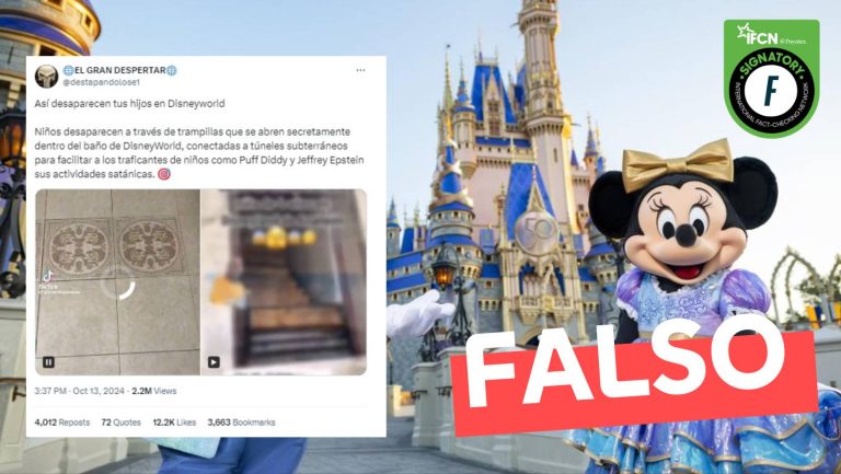 Lee más sobre el artículo (Video) Niños desaparecen a través de un túnel secreto en Disney World: #Falso