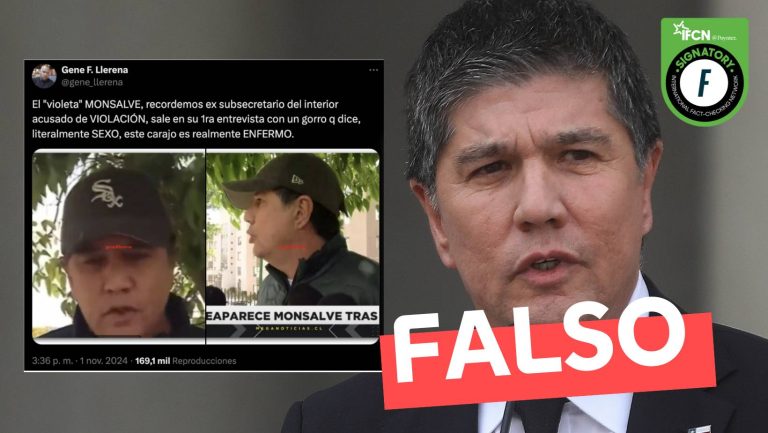 Lee más sobre el artículo “Manuel Monsalve sale en su primera entrevista con un gorro que dice ‘Sexo'”: #Falso