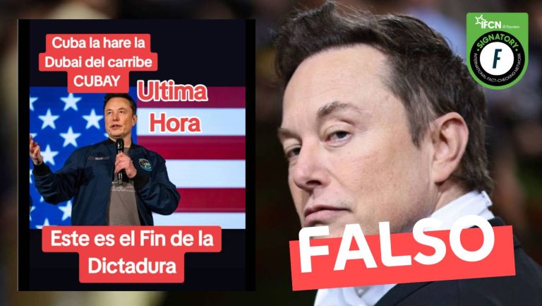 Lee más sobre el artículo Elon Musk: “Cuba la haré el Dubai del Caribe”: #Falso