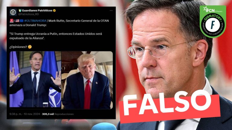 Lee más sobre el artículo Secretario General de la OTAN: “Si Trump entrega Ucrania a Putin, entonces Estados Unidos será expulsado de la Alianza”: #Falso