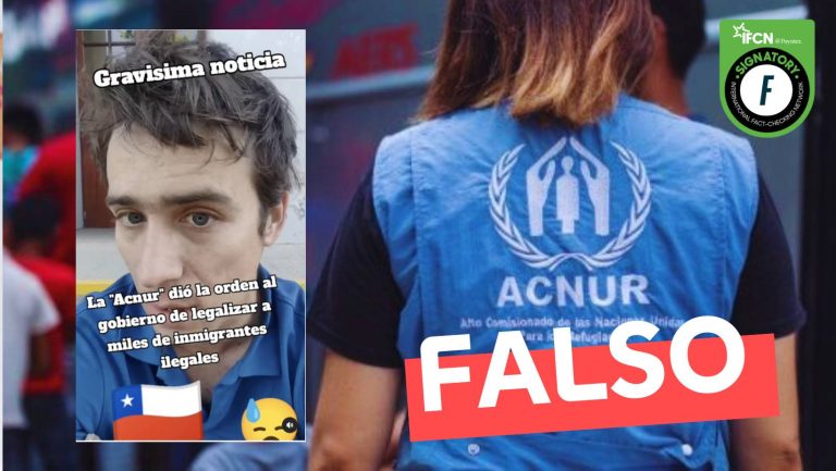 Lee más sobre el artículo “La ACNUR dio la orden al gobierno de legalizar a miles de inmigrantes ilegales”: #Falso