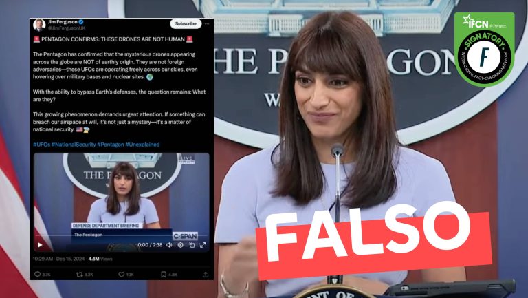 Lee más sobre el artículo “Pentágono confirma: estos drones no son humanos”: #Falso