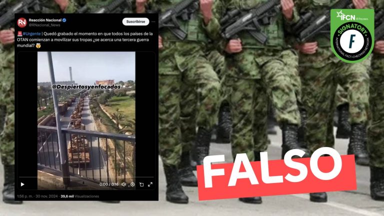Lee más sobre el artículo (Video): “Todos los países que conforman la OTAN comienzan a movilizar tropas”: #Falso