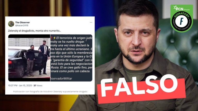 Lee más sobre el artículo (Video) “Zelensky el drogadicto, monta otro numerito”: #Falso