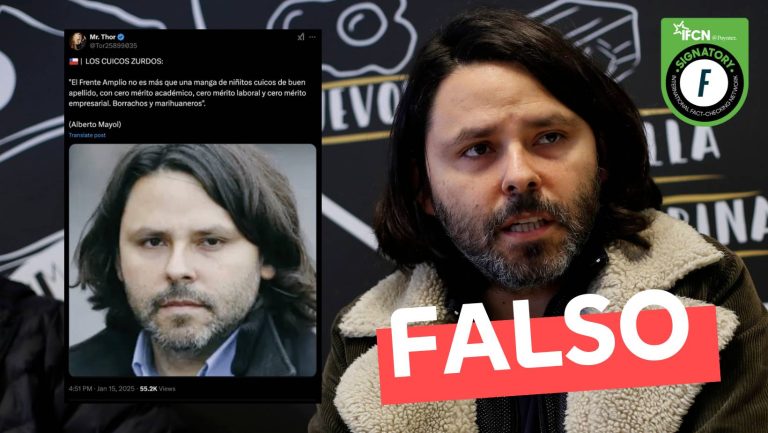 Lee más sobre el artículo Alberto Mayol: “El Frente Amplio no es más que una manga de niñitos cuicos de buen apellido, con cero mérito académico, cero mérito laboral y cero mérito empresarial. Borrachos y marihuaneros”: #Falso