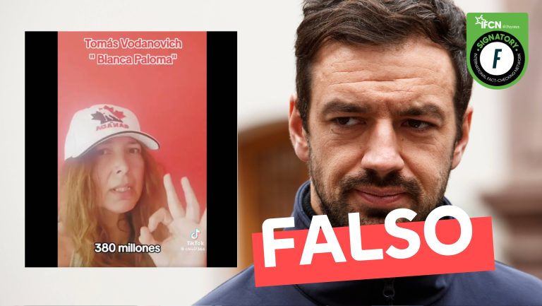 Lee más sobre el artículo Tomás Vodanovic le pasó 380 millones al abogado de Boric: #Falso