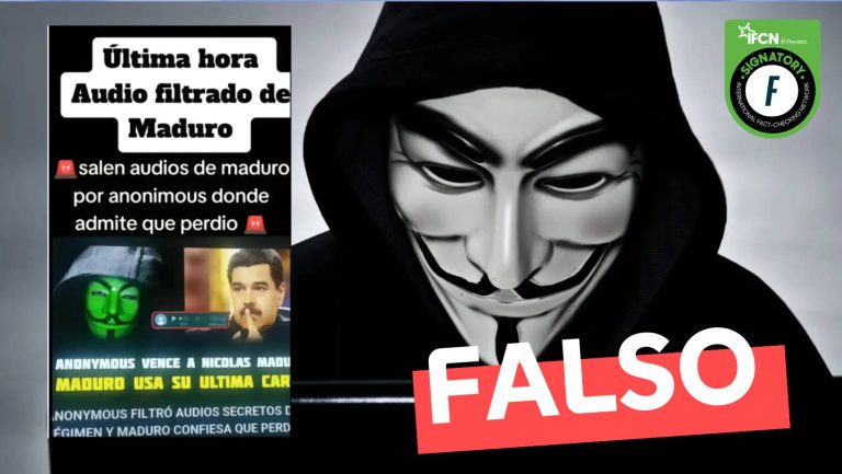 Lee más sobre el artículo (Audio) “Salen audios de Maduro en Anonymous donde admite que perdió”: #Falso