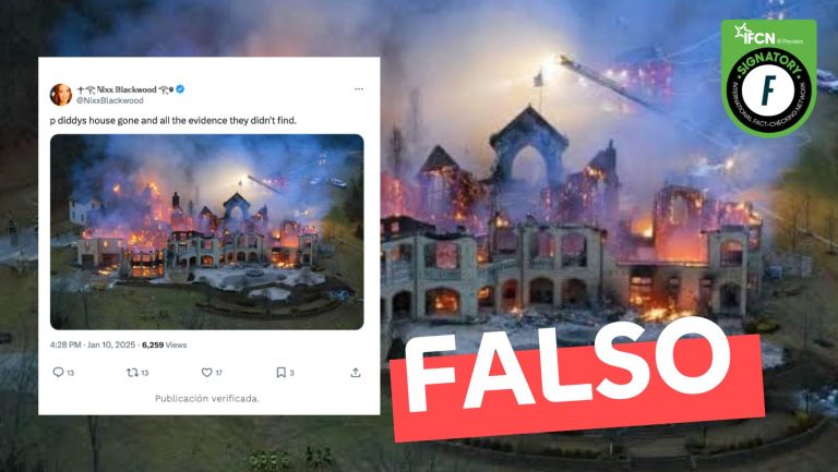 Lee más sobre el artículo “La casa de P Diddy se quemó con todas las evidencias de su caso”: #Falso