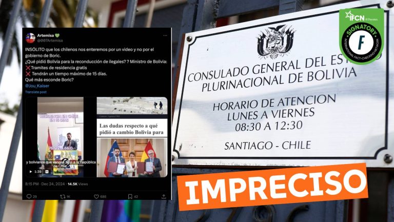 Lee más sobre el artículo Bolivia pidió que el trámite de residencia sea gratuito y un plazo máximo de 15 días de respuesta, para firmar el convenio de reconducción de inmigrantes: #Impreciso