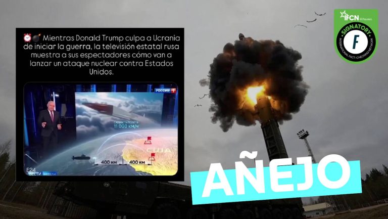 Lee más sobre el artículo La televisión estatal rusa muestra a sus espectadores cómo van a lanzar un ataque nuclear contra Estados Unidos: #Añejo