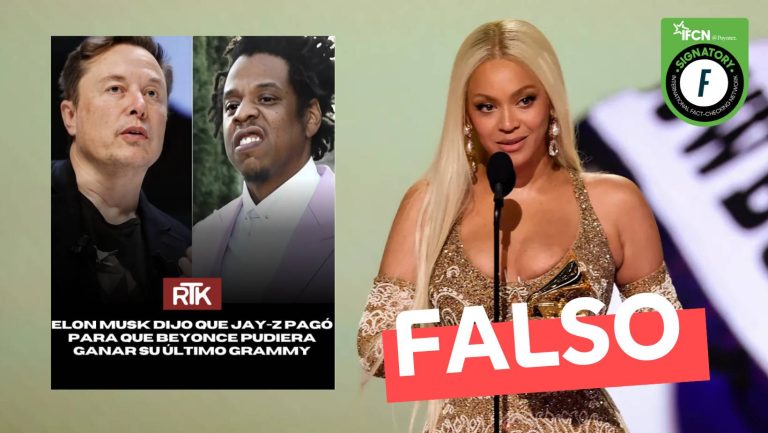 Lee más sobre el artículo “Elon Musk dijo que Jay-Z pagó para que Beyoncé pudiera ganar su último Grammy”: #Falso