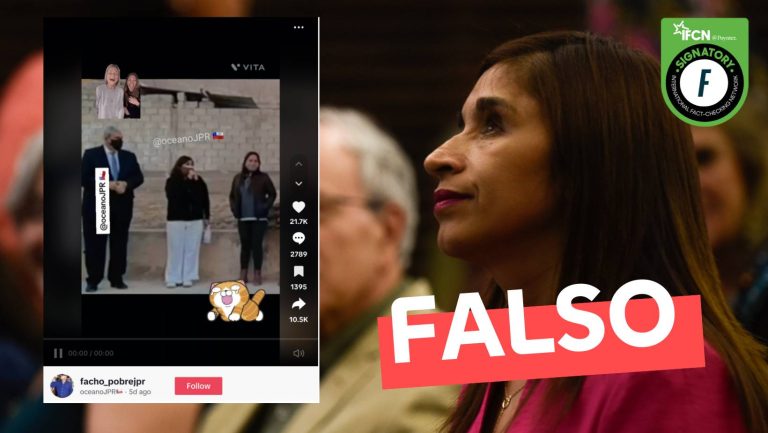 Lee más sobre el artículo (Video) “Mientras Fabiola Campillai hablaba de seguridad un perro la meó”: #Falso