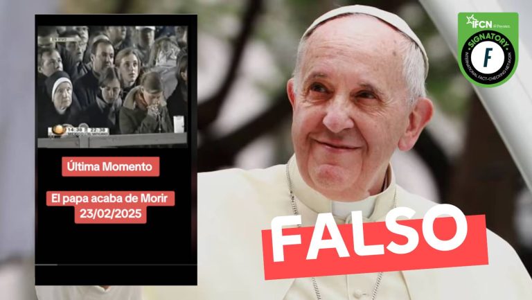 Lee más sobre el artículo (Video) “El Papa acaba de morir”: #Falso