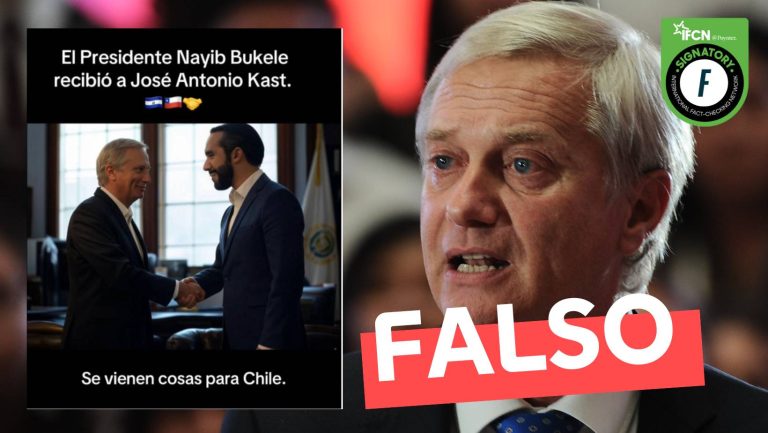 Lee más sobre el artículo (Imagen) “Bukele recibe a José Antonio Kast”: #Falso