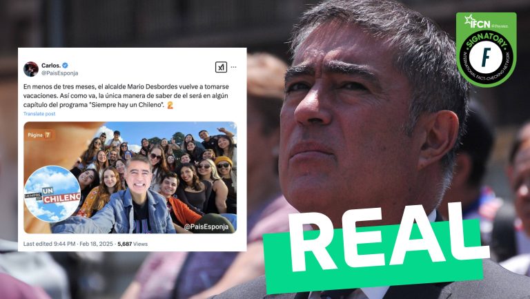 Lee más sobre el artículo “El alcalde Mario Desbordes vuelve a tomarse vacaciones”: #Real