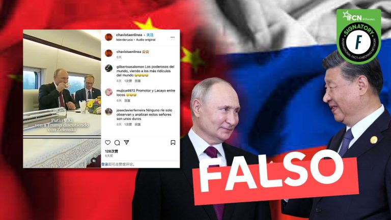 Lee más sobre el artículo (Video) “Putin y Xi Jinping ven a Trump discutiendo con Zelensky”: #Falso
