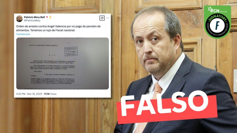 Lee más sobre el artículo (Imagen) “Orden de arresto contra Ángel Valencia por no pago de pensión de alimentos”: #Falso