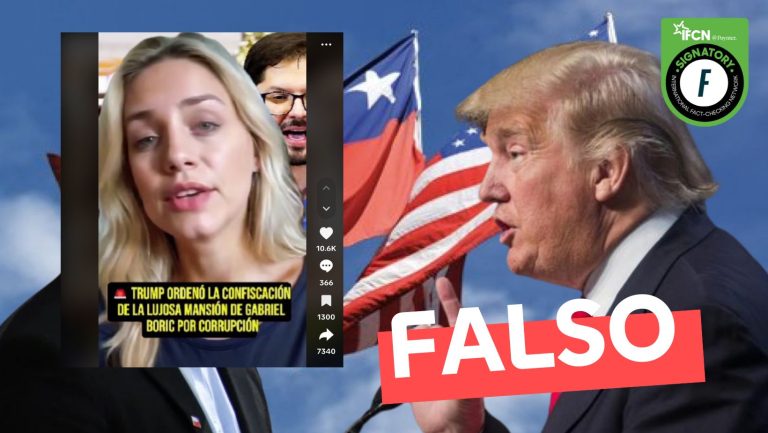 Lee más sobre el artículo “Trump ordenó la confiscación de la lujosa mansión de Gabriel Boric por corrupción”: #Falso