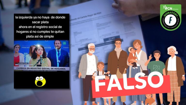 Lee más sobre el artículo “Ahora en el Registro Social de Hogares si no cumples te quitan plata, así de simple”: #Falso