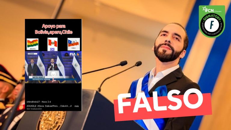 Lee más sobre el artículo (Video) El Salvador entrega becas para niños de Perú, Bolivia y Chile: #Falso