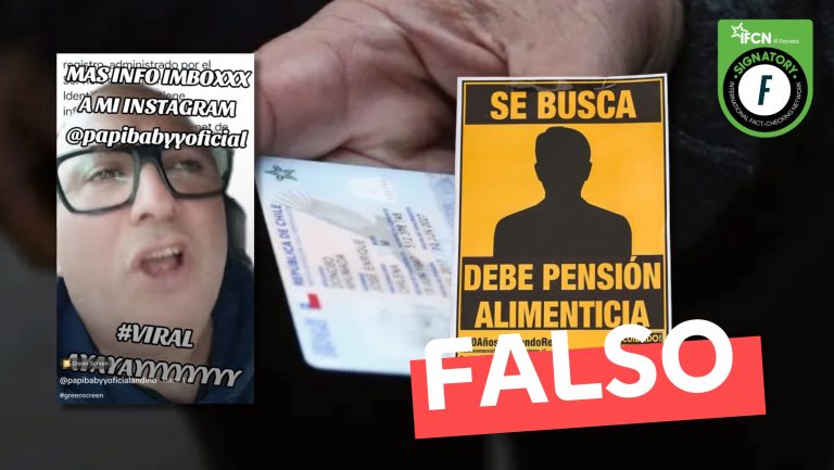 Lee más sobre el artículo “Todas las personas que deban pensión de alimentos se le pondrá en el carnet ‘deudor de pensión de alimentos'”: #Falso