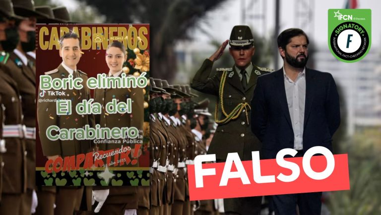 Lee más sobre el artículo “Boric eliminó el día del Carabinero”: #Falso