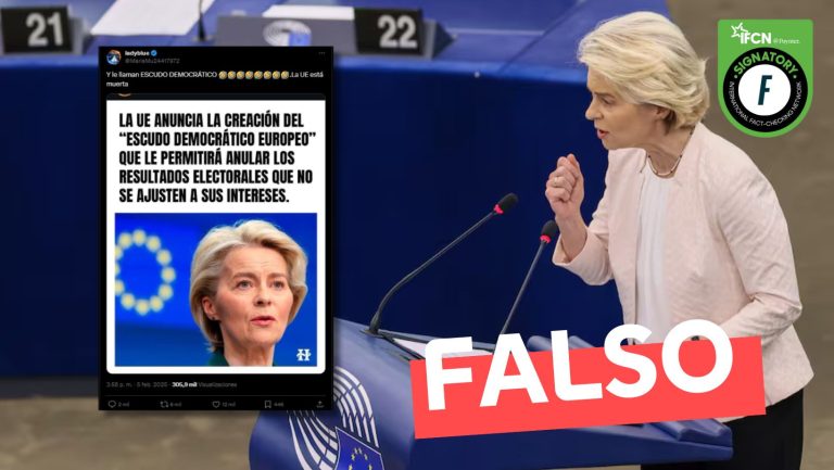 Lee más sobre el artículo Escudo Europeo de la Democracia permitirá anular elecciones: #Falso