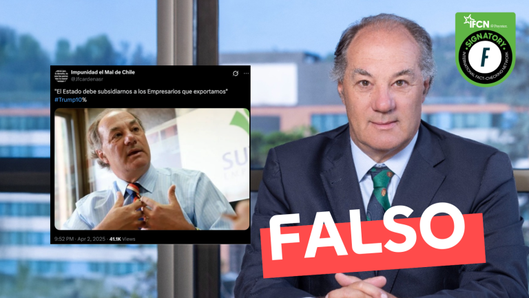 Lee más sobre el artículo Juan Sutil: “El Estado debe subsidiarnos a los empresarios que exportamos”: #Falso