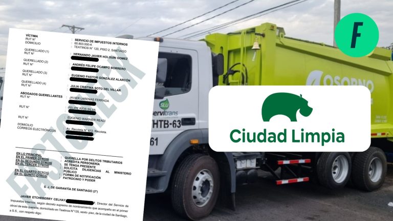 Lee más sobre el artículo Facturas falsas y proveedores fantasmas: SII se querella contra ejecutivos de Ciudad Limpia S.A, empresa de residuos que atiende a Recoleta, Lampa y Concepción