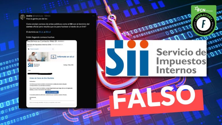 Lee más sobre el artículo Correo de Servicio de Impuestos Internos  por ‘Orden de Cierre de Giro’: #Falso