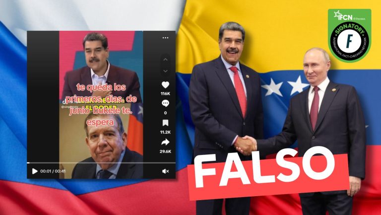 Lee más sobre el artículo Nicolás Maduro promete entregar el poder si le permiten escapar a Rusia sin ser perseguido: #Falso
