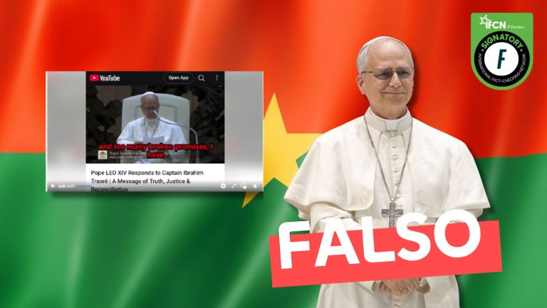 Lee más sobre el artículo (Video) Mensaje del Papa León XIV al presidente de Burkina Faso: #Falso