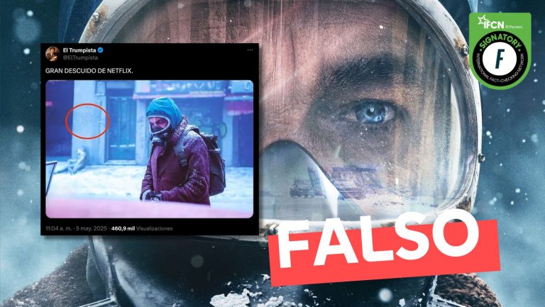 Lee más sobre el artículo (Imagen) Grafiti de ‘Milei 2027’ escrito en escena de El Eternauta: #Falso