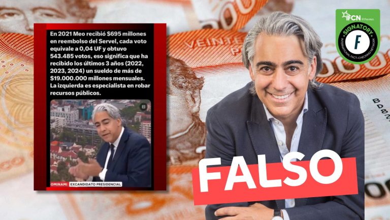 Lee más sobre el artículo Marco Enríquez-Ominami recibió $695 millones en reembolso del Servel en 2021, esto significa que gana $19 mil millones mensuales desde 2022: #Falso