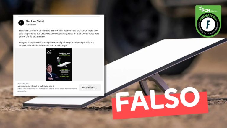 Lee más sobre el artículo “El gran lanzamiento de la nueva Starlink Mini está con una promoción imperdible para las primeras 200 unidades”: #Falso