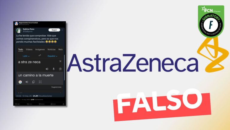 Lee más sobre el artículo AstraZeneca en latín significa “camino a la muerte”: #Falso 