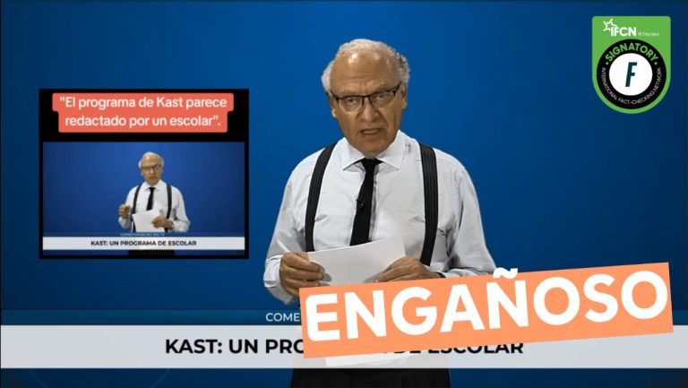 Lee más sobre el artículo (Video) “Tomás Mosciatti destruye el programa de Kast: ‘Parece redactado por un escolar'”: #Engañoso