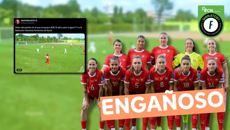 Lee más sobre el artículo (Video) “Video del partido en el que el equipo sub 15 del Luzern le ganó 7-1 a la Selección Absoluta Femenina de Suiza”: #Engañoso