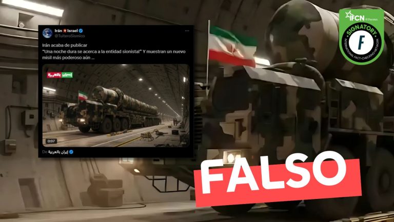 Lee más sobre el artículo (Video) Irán prepara misil gigante para atacar a Israel: #Falso