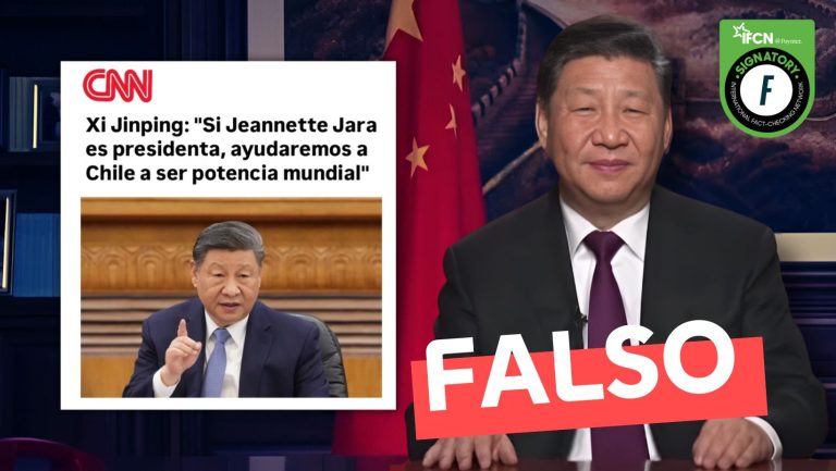 Lee más sobre el artículo (Imagen) “Xi Jinping: ‘Si Jeannette Jara es presidenta, ayudaremos a Chile a ser potencia mundial'”: #Falso