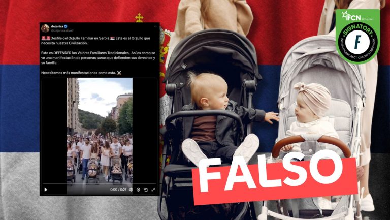 Lee más sobre el artículo (Video) “Desfile del orgullo familiar en Serbia”: #Falso