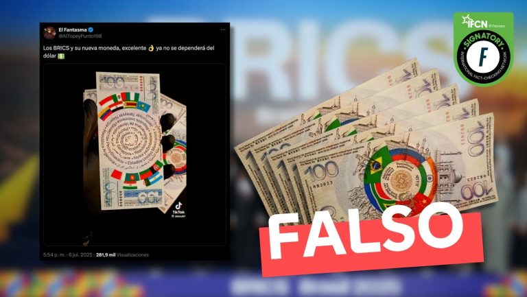 Lee más sobre el artículo “Los BRICS y su nueva moneda. Ya no se dependerá del dólar”: #Falso