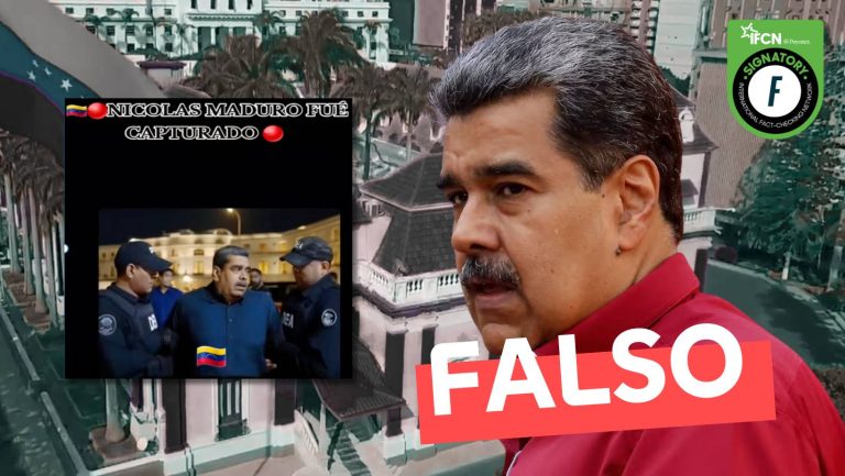 Lee más sobre el artículo “Nicolás Maduro fue capturado (…) por fuerzas de inteligencia de Estados Unidos”: #Falso