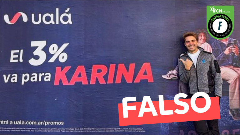 Lee más sobre el artículo (Imagen) “Por esta nueva promoción del creador de Ualá donde hace alusión al 3% de coimas de Karina Milei”: #Falso
