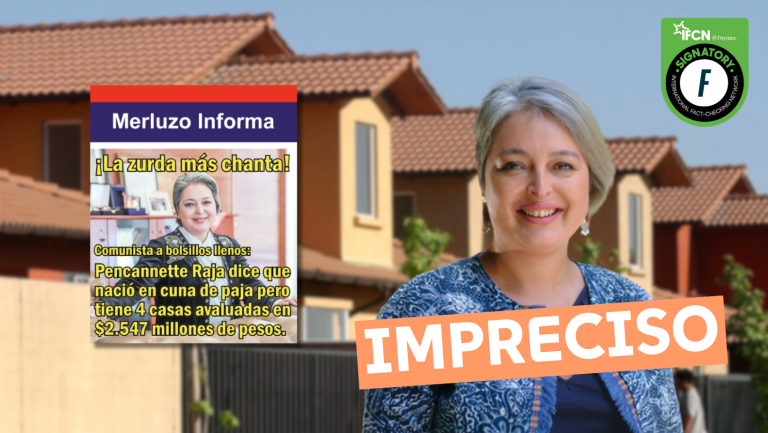 Lee más sobre el artículo “Jeannette Jara tiene cuatro casas avaluadas en 2.547 millones de pesos”: #Impreciso