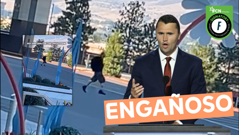 Lee más sobre el artículo “Video que muestra al verdadero tirador de Charlie Kirk escapando después del tiroteo”: #Engañoso