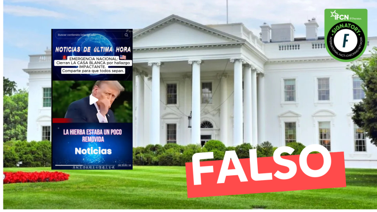 Lee más sobre el artículo “Cierran la Casa Blanca por hallazgo impactante”: #Falso